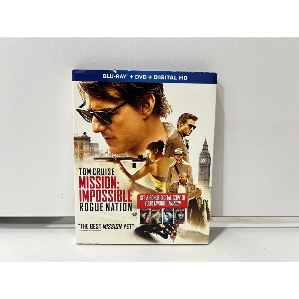 1 DVD + 1 Bu-lay ดีวีดีสากล Mission Impossible: Rogue Nation  (G6H63)