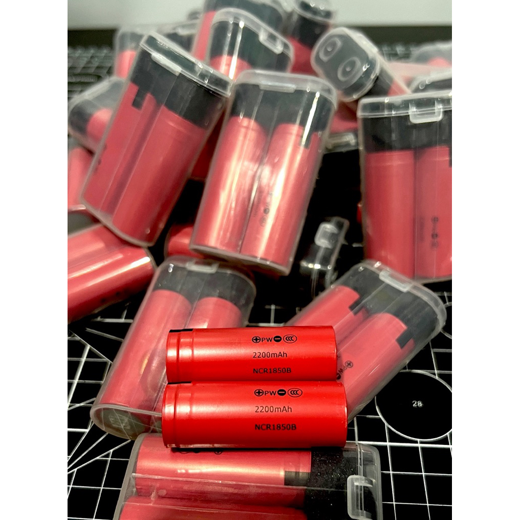 Battery Panasonic 18500ความจุ 2200mah ได้ 2ก้อน1ชุด