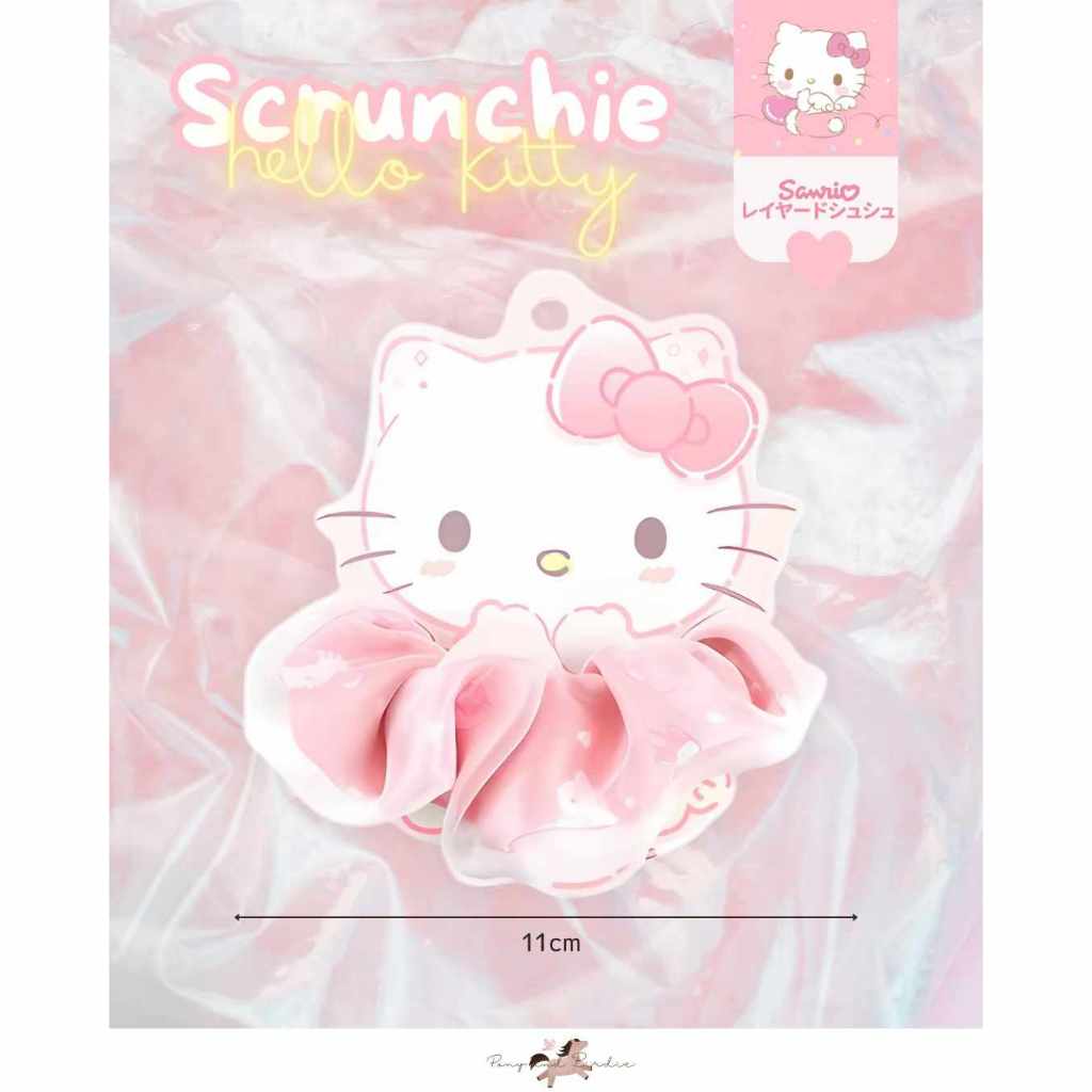 Hello Kitty Sanrio Layered scrunchie