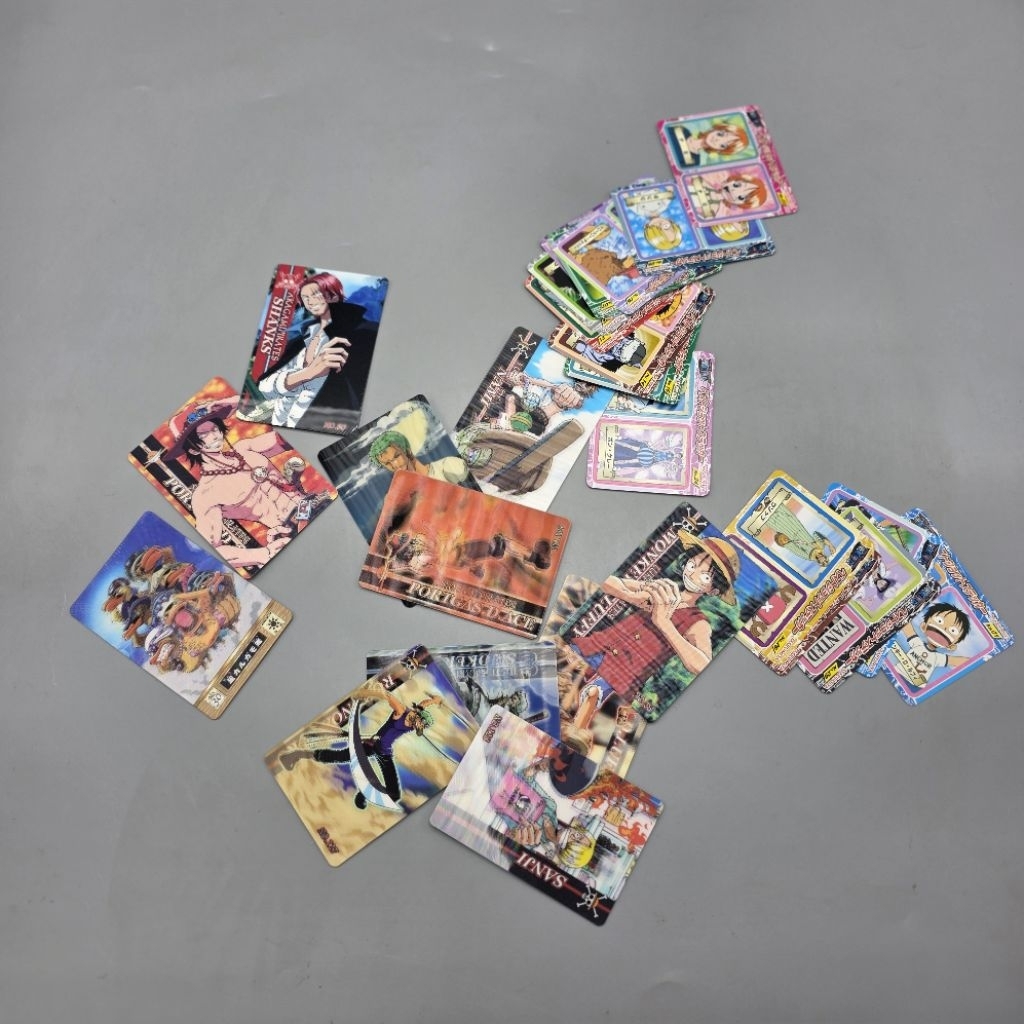 (พรัอมส่ง/แท้✅️) ของสะสม การ์ด3d วันพีช หายาก และ การ์ดเล็กตัวละคร onepiece card อนิเมะ ลูฟี่ โซโร ซันจิ zoro sanji