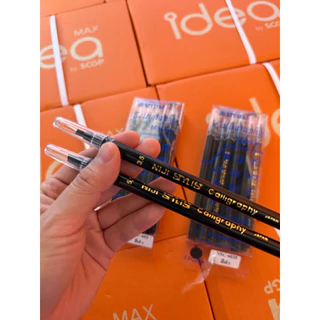 NIJI (1แท่ง) ปากกานิจิ Calligraphy สีดำ ขนาด 3.5mm และ 5.0mm
