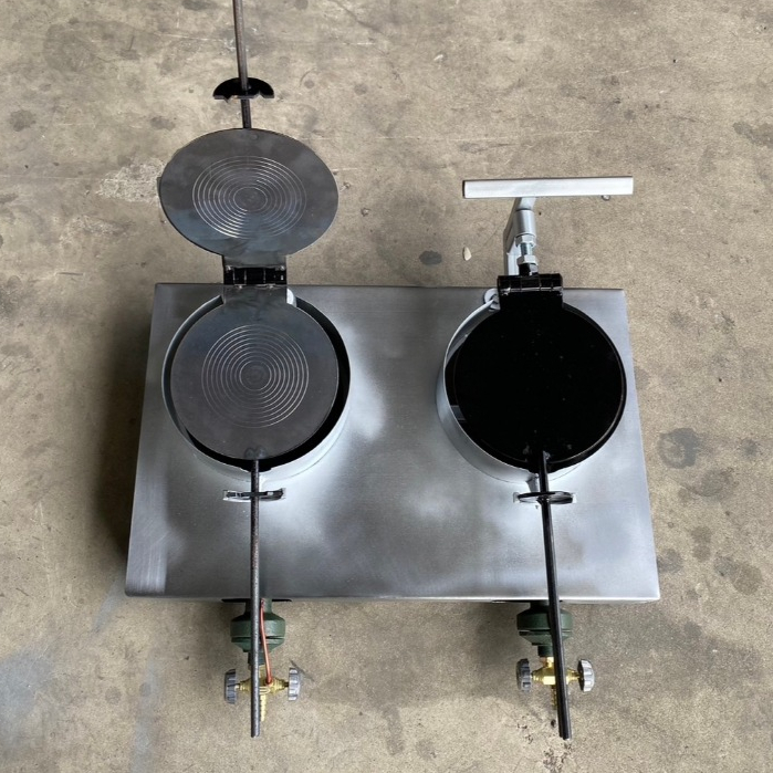 ฟรี2ต่อ!! เตาทำทองม้วนหมุนได้หัวคู่ ขนาด 7นิ้ว ครบชุดพร้อมขาย ประหยัด ไม่จุกจิก ทนทาน ของแถมจุกๆ - รูปที่ 5