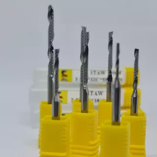 ดอกกัดเอ็นมิลCNC 1Fตัดไม้อะคริลิคอลูมิเนียม(1ตัว)1TAW-UP CUT