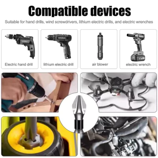 5pcs Anti-slip ไขควงแม่เหล็กบิต K5 ด้ายทนต่อแรงกระแทก Cross Bit, มัลติฟังก์ชั่นโลหะผสมเหล็ก ความแข็งสูง ไขควงบิต