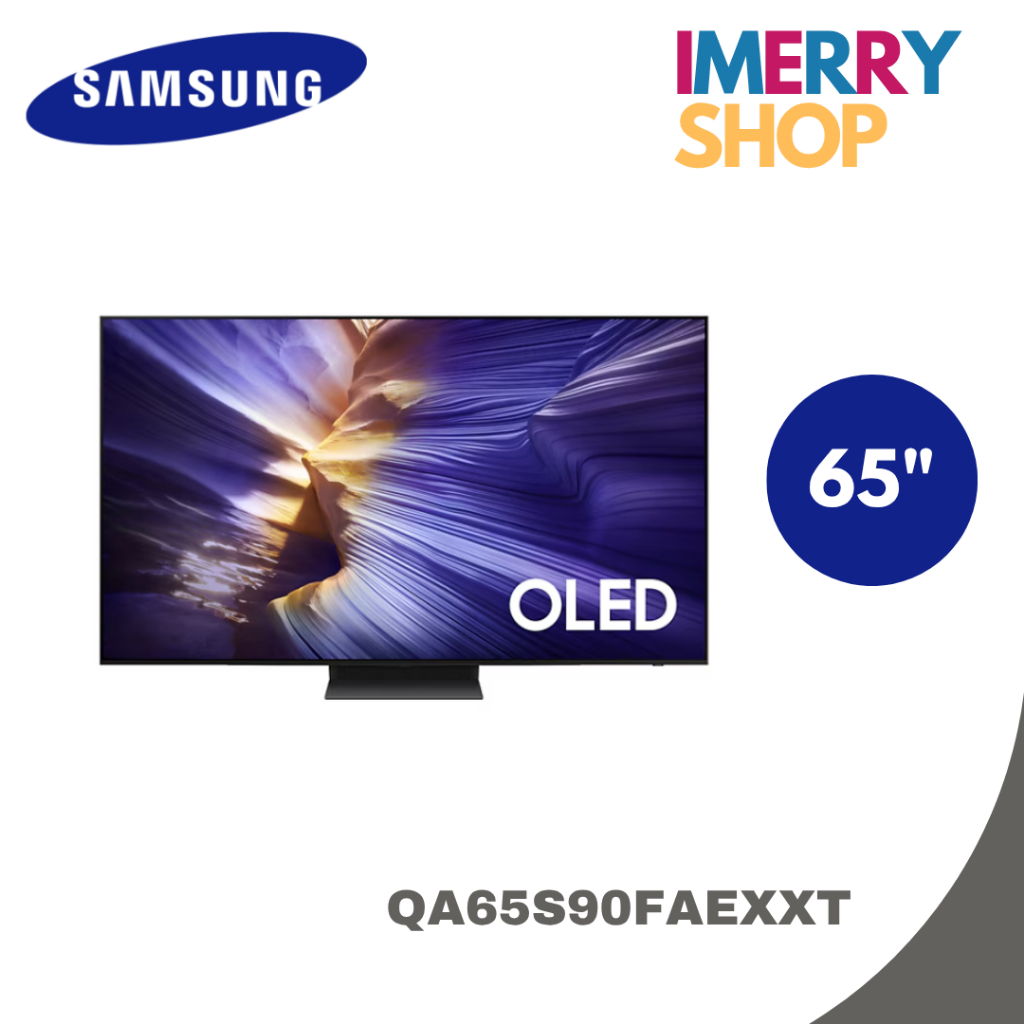 Samsung 65" OLED S90F 4K Samsung Vision AI Smart TV (2025) QA65S90FAEXXT