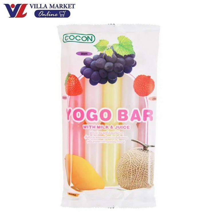 (ไม่มีโปร) Cocon Yogo Bar Mix 450ml ขนมพุดดิ้งเนื้อนุ่ม รสชาติผลไม้รวม