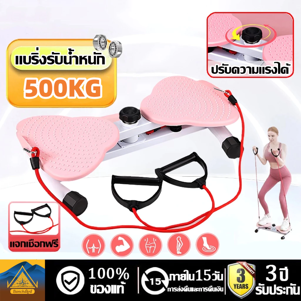จานหมุนออกกำลังกาย จานหมุนเอวเอส พร้อมเชือกดึง จานทวิส จานทวิสต์ ที่หมุนลดเอว