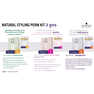 น้ำยาดัดผม ชวาร์สคอฟ เนเชอรัล สไตลิ่ง (สูตรพัฒนาจาก ไอโซ่ ออพชั่น) | Schwarzkopf Natural Styling Perm Kit - ISO Option