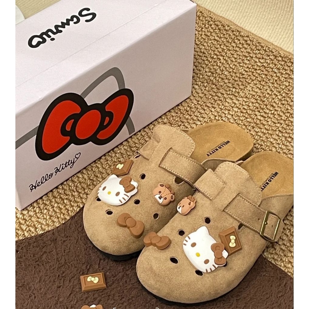 [พร้อมส่ง]รองเท้า Hello Kitty clog ของแท้100%