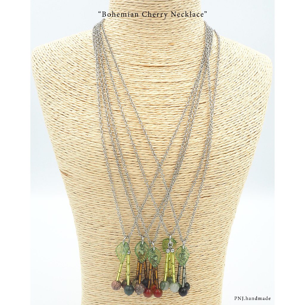 PNJ.handmade - สร้อยคอหิน - Bohemian Cherry Necklace