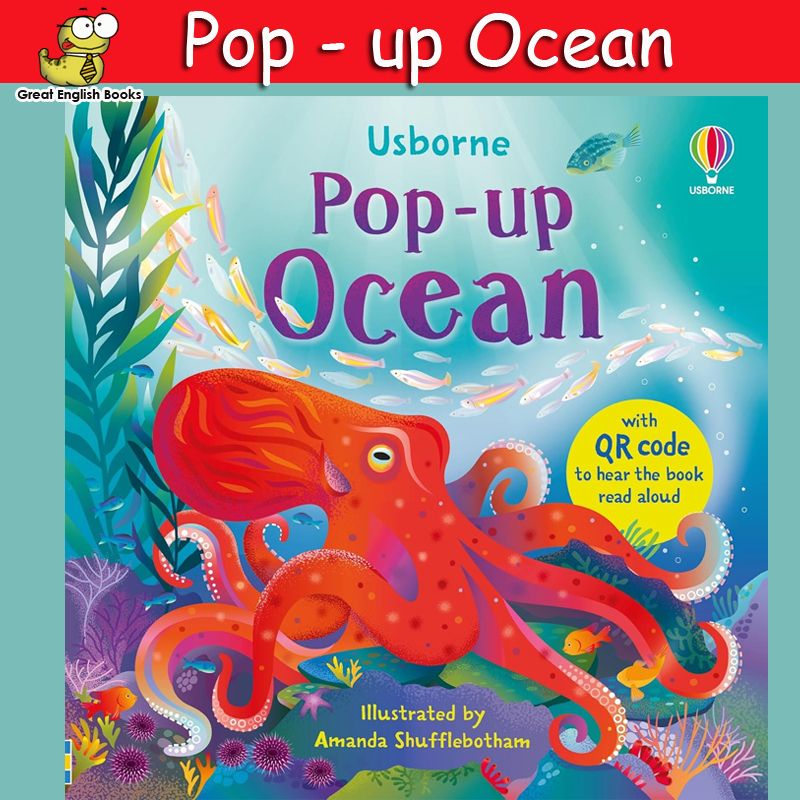 (ใช้โค้ดรับcoinคืน10%ได้)  หนังสือป๊อบอัพ หนังสือเด็ก Pop-up Ocean (Pop-Ups) Board book – โปรปัง
