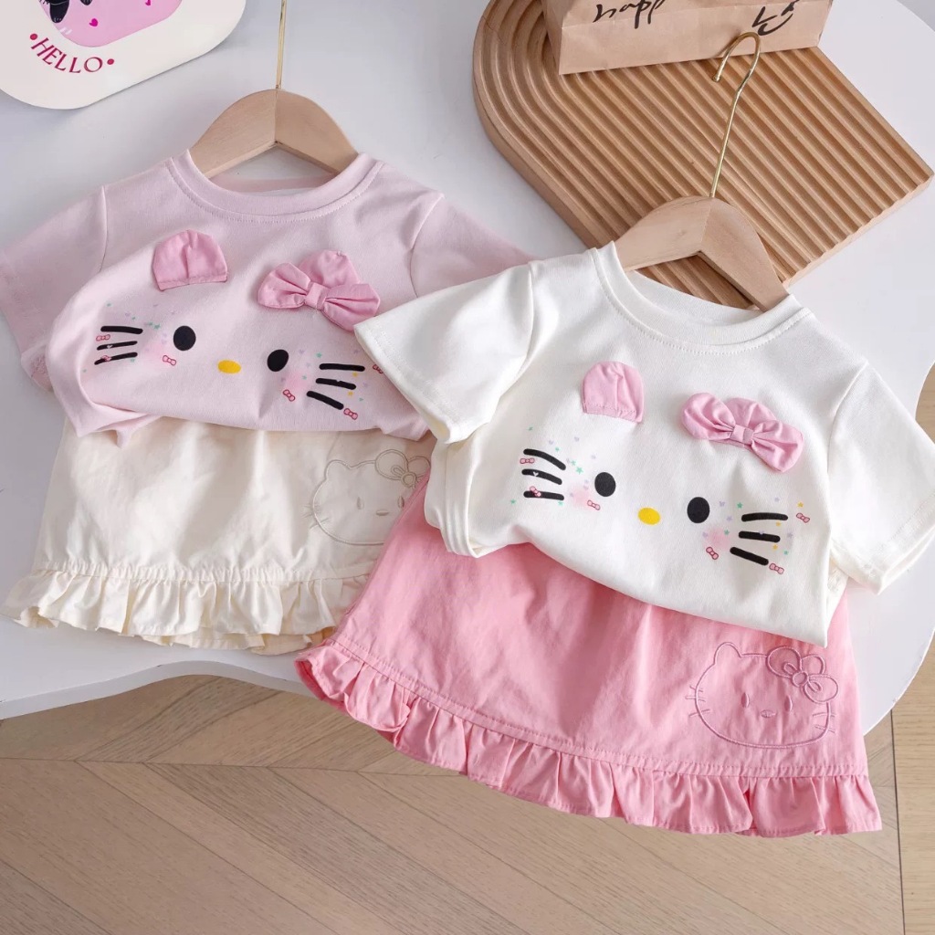 พร้อมส่ง ว63-ว64 6101 ชุดเซ็ทคิตตี้แคนดี้