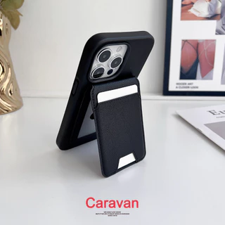 Caravan Crew Phone card holder ที่ใส่บัตรโทรศัพท์ หนัง PU เรียบหรู เท่