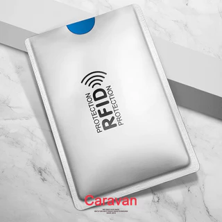 Caravan Crew RFID Card holder ปลอกบัตรเครดิต ที่ใส่บัตร RFID อลูมิเนียมความปลอดภัย,