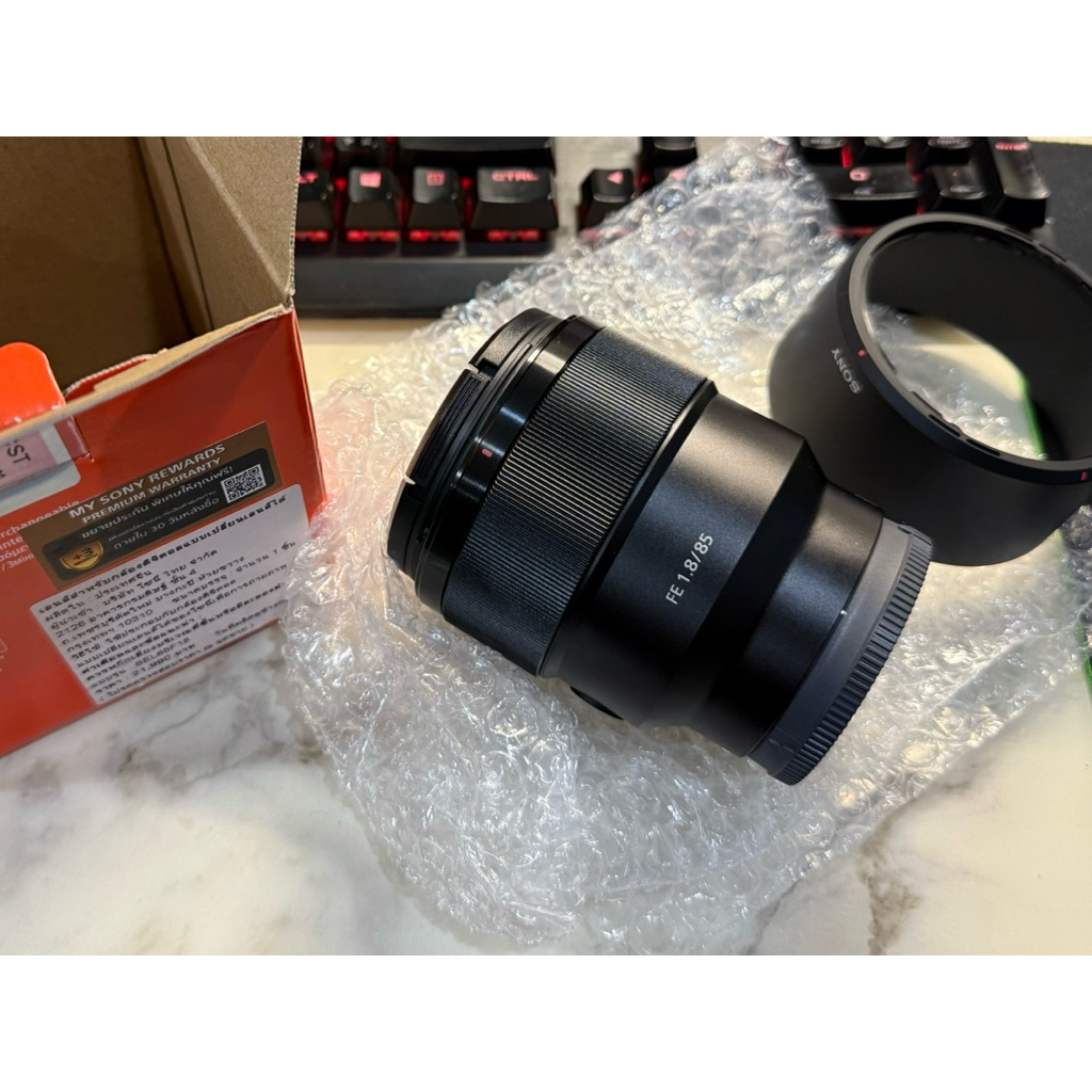 (มือสอง)เลนส์ Sony fe 85mm f1.8 สภาพนางฟ้า เหมือนใหม่ ซื้อ11/1/2025 ประกันศูนย์เหลือเยอะถึง 10/4/202
