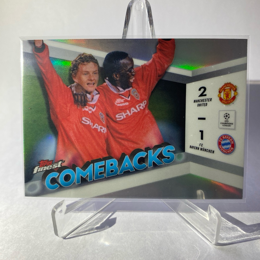 การ์ดนักฟุตบอล สำหรับสะสม BACELONA,  SPAIN (26 May 1999) TOPPS FINEST 2024 COMEBACKS