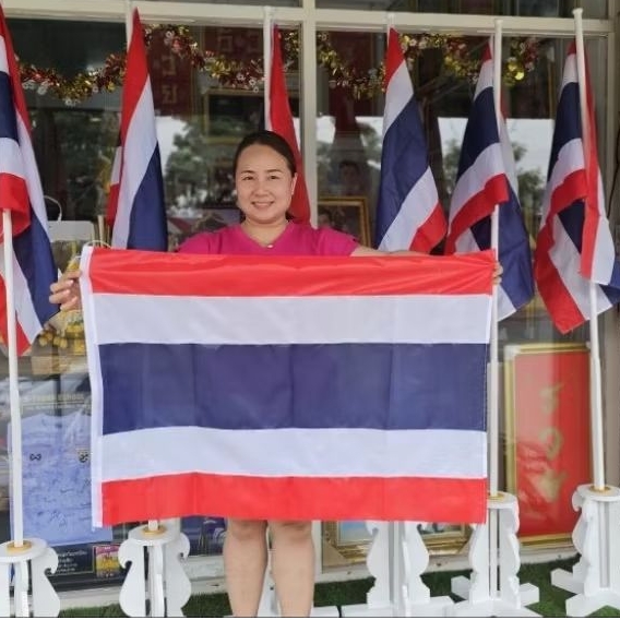ธงชาติไทย ผ้าร่ม ทนแดด ทนฝน ทนความร้อน