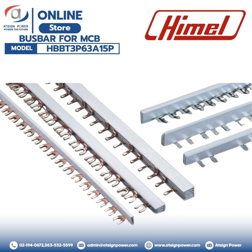 เบรกเกอร์ 3P 63A 415V รุ่น HBBT3P63A15P แบรนด์ Himel