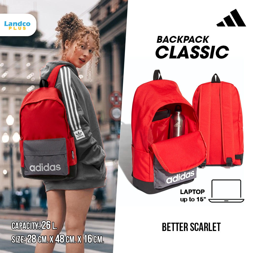 Adidas กระเป๋าอดิดาส กระเป๋าสำหรับสะพายหลัง สีแดง SPF Backpack Classic GN1985 Size XL RD (1300)P