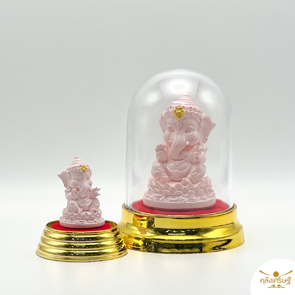 องค์พระพิฆเนศปางเด็ก มีให้เลือก 4 สี 4 ความหมาย ของมงคลสายมูที่ควรมี มาพร้อมที่ครอบแก้วฐานทอง 2 ไซส์