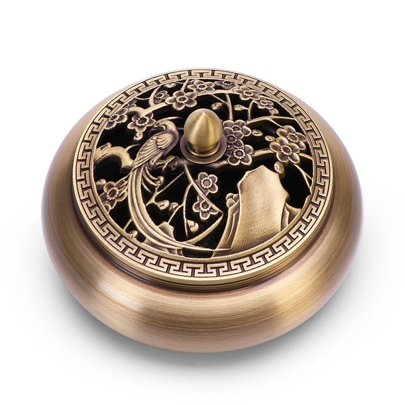 [ของแท้] เตาธูปทองแดงสไตล์เรโทร ผ่านพิธีวัดพระแก้ว ฐานบัว 9 กลีบ เสริมมงคล 9 ประการ - รูปที่ 6