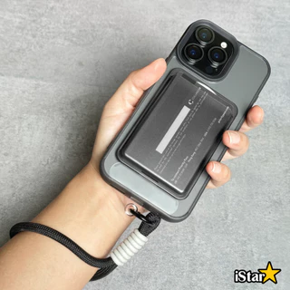 iStar เคสไอโฟน ชุดเคส 3in1 พร้อมที่ใส่บัตรและสายคล้อง For iPhone 17ProMax 17Pro 17Air 17 16 15 14 13