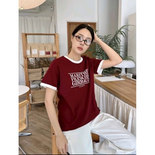 เสื้อยืดผ้ายูนิโคล่แท้ สกรีนจมลายไฮเอน