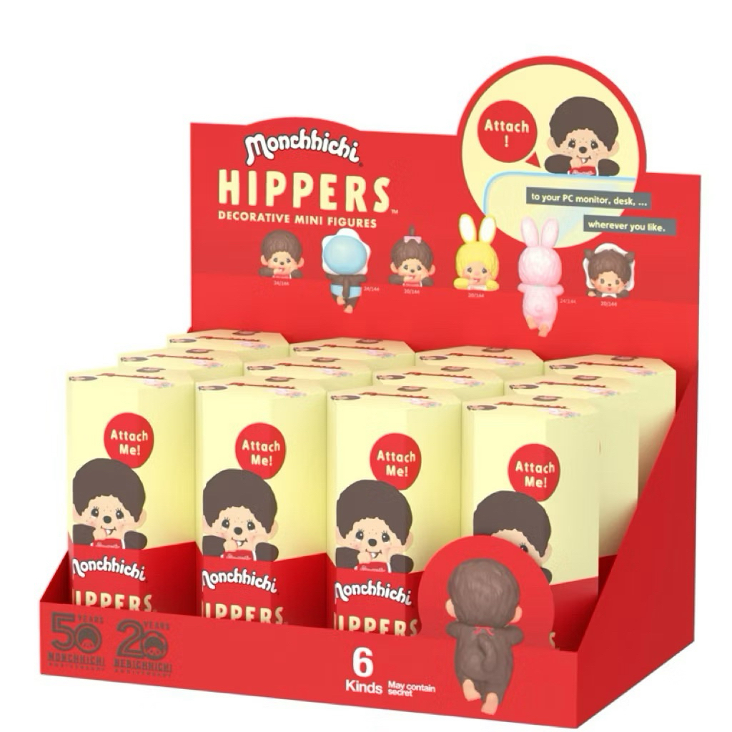 (พร้อมส่งในไทย!) Hippers Monchhichi🍒💖 ตัวติดโทรศัพท์