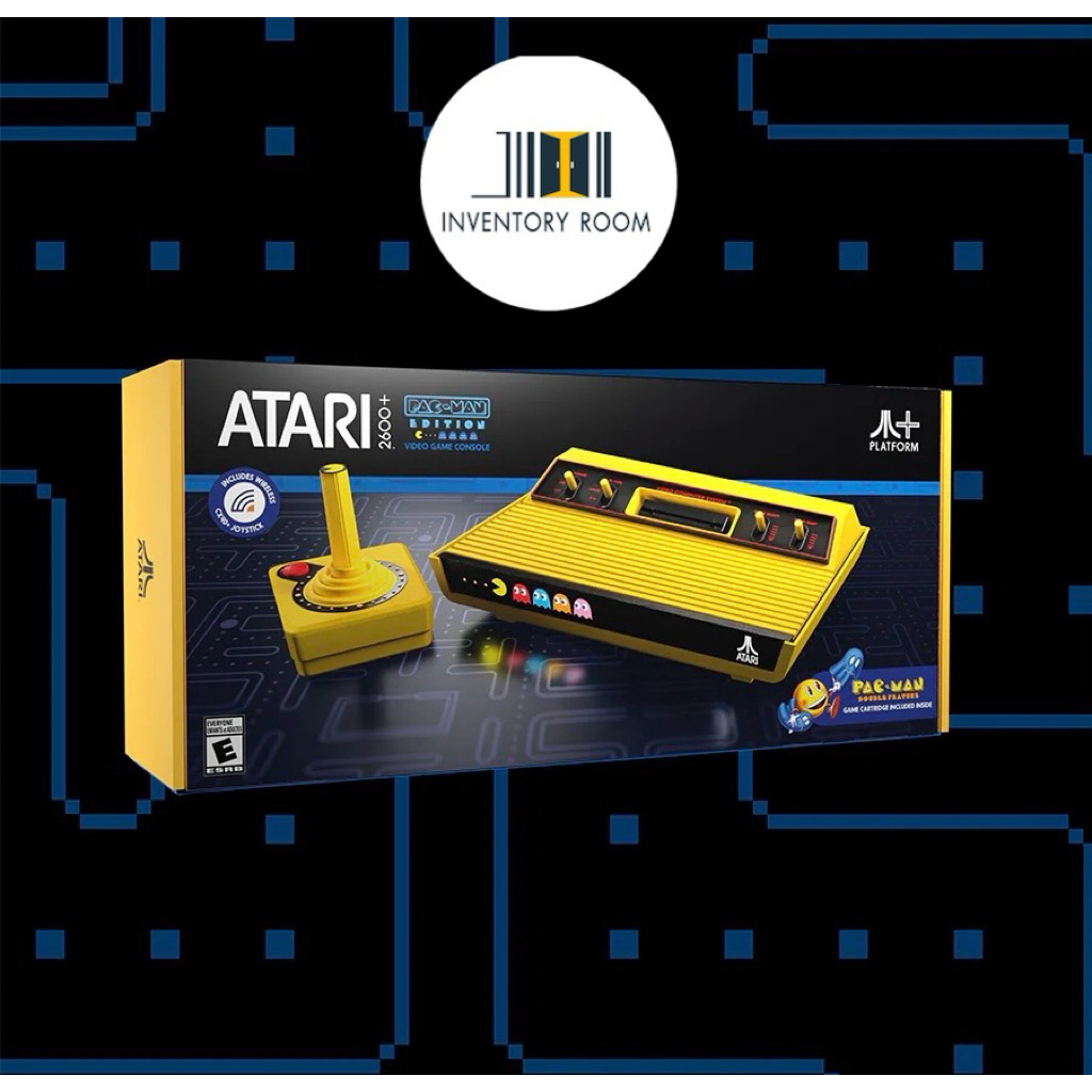 [เครื่องเล่นเกมส์ลิขสิทธิ์แท้] ⚠️ทักก่อนซื้อ⚠️ ATARI 2600+ PAC-MAN EDITION CONSOLE &JOYSTICK