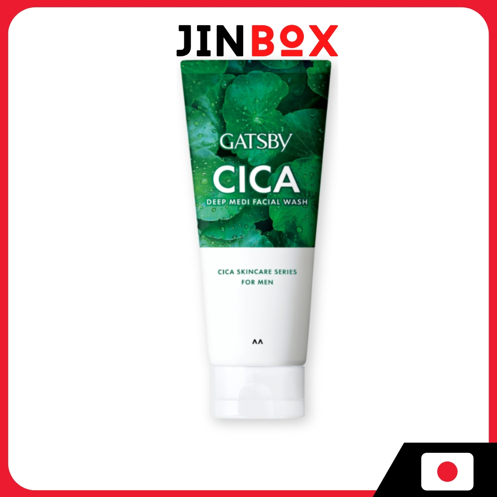GATSBY Deep Medi Facial Wash 130g [Men's Cica Facial Wash] [ผิวหยาบกร้าน ให้ความชุ่มชื้น]