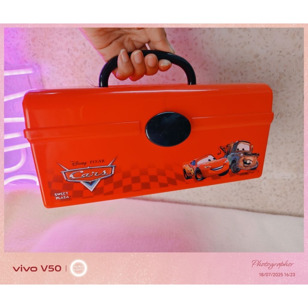 กล่องเก็บรถ Car lightning McQueen