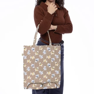 NaRaYa Foldable Shopping Bag กระเป๋าผ้าพับเก็บได้ NB-135B/L