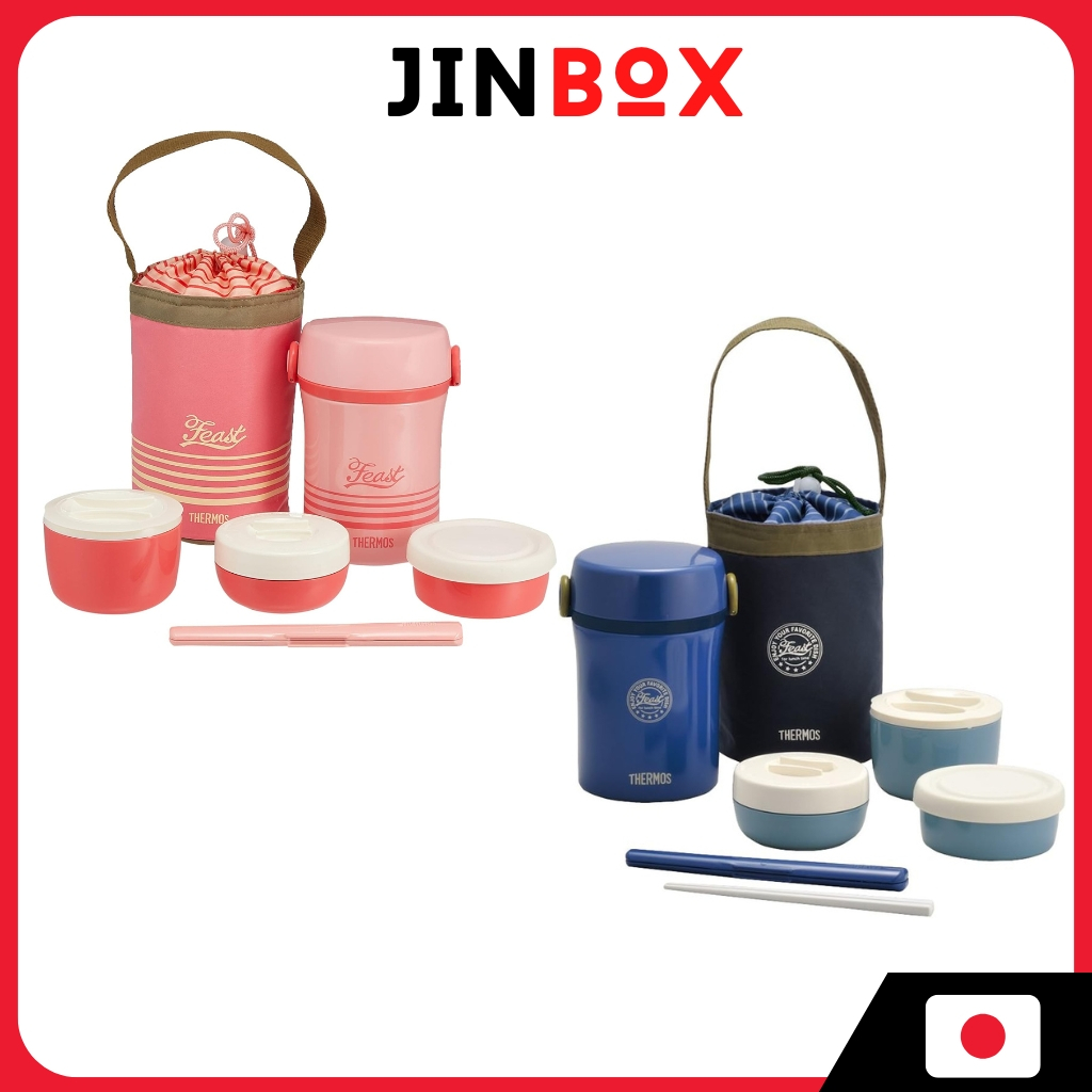 Thermos โถอาหารกลางวันสแตนเลสประมาณ JBC-801 กล่องข้าว