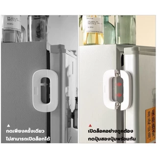 NP-995 ล็อคประตูบานเลื่อน สายล็อคตู้เย็น สายล็อคตู้ อเนกประสงค์ ป้องกันการหนีบ เพื่อความปลอดภัยสำหรับเด็ก ตัวล็อคประต