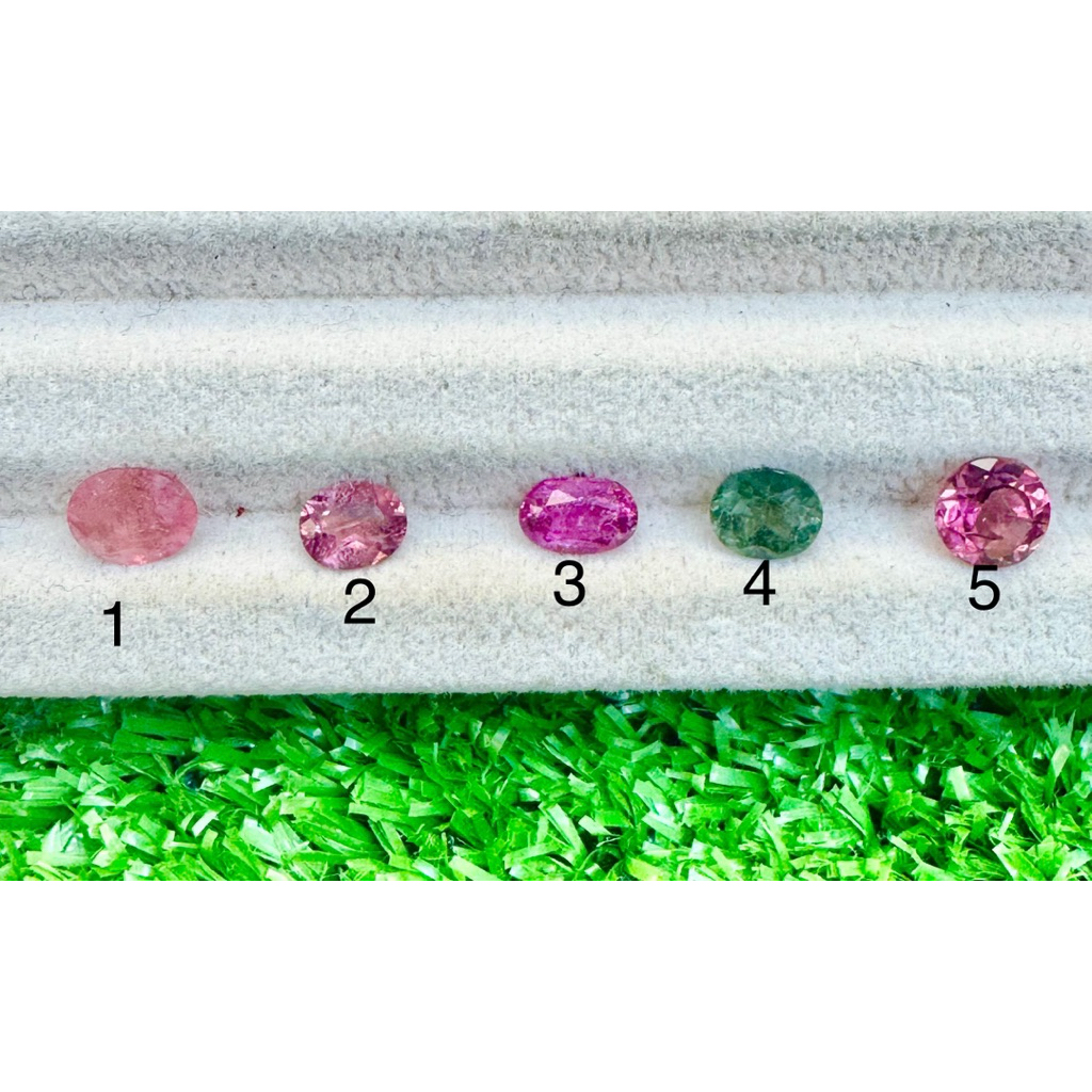 Genuine Gemstone Tourmaline Gemstone (Natural Tourmaline) Oval Round 100%Natural