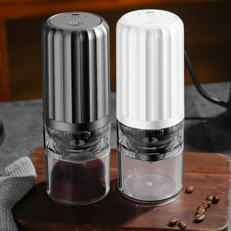 HHsociety เครื่องบดกาแฟไฟฟ้า เครื่องบดเมล็ดกาแฟ ปรับความละเอียดได้ ไร้สาย พกพาง่าย