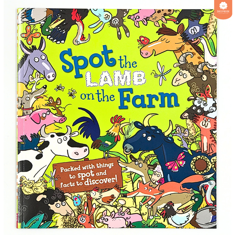 หนังสือกิจกรรม Spot the lamb at the farm (F4F6)