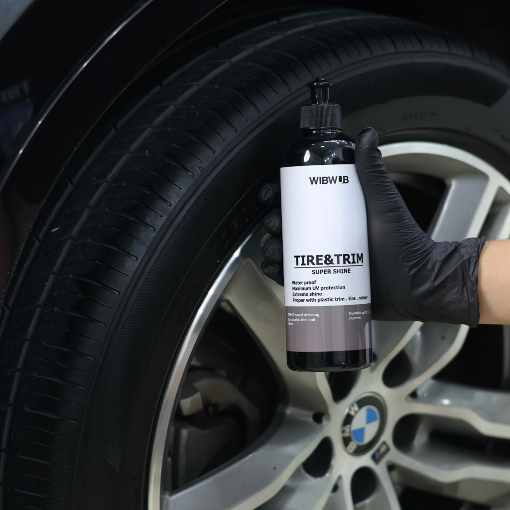 เจลเคลือบยางและฟื้นฟูพลาสติก สูตรเซรามิค (WIBWUB Tire & Trim Super Shine V.2 )
