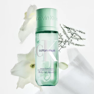 CALVIN KLEIN - Hair & Body Mist Perfume - Cotton Musk (236ml) แฮร์ แอนด์ บอดี้ เพอร์ฟูม มิสท์ - คอตตอน มัสค์