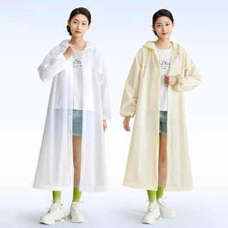 เสื้อกันฝน เสื้อกันฝนผู้ใหญ่ ชุดกันฝน EVA Rain coats กันน้ำแบบหนา กรัม คุณภาพดี พร้อมส่ง