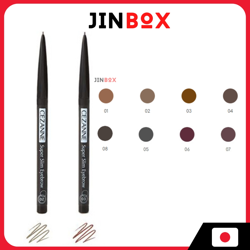 CEZANNE Super Slim Eyebrow Waterproof (8 สี) - ดินสอเขียนคิ้ว ขนาด .