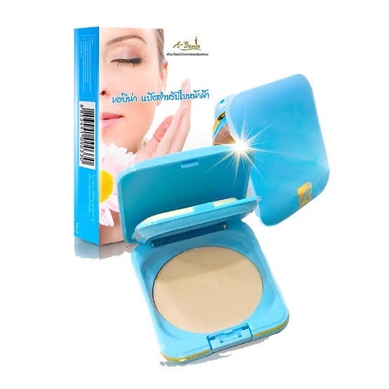 ( 1 ตลับ ) แป้งผสมรองพื้น เอบีน่า รุ่นเนรมิต Abena Changing Appearance Powder ( มีให้เลือก 2 เบอร์ )