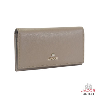 JACOB  กระเป๋าสตางค์สตรีปิดแบบแม่เหล็ก โทนสีสุภาพ รุ่น 63043