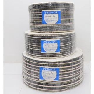 รุ่นงานหนัก!! สายลม TOYOSHIMA 3ชั้น 1/4 3/8 1/2 5/16 5/8 3/4 1 [ยกม้วน] 50 , 100 เมตร อย่างดี เสริมใยถัก รถทับไม่แตกPVC
