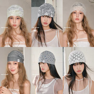 gurls.girl | Fey Tiy studio หมวกบีนนี่ลูกไม้ ส่งจากไทย