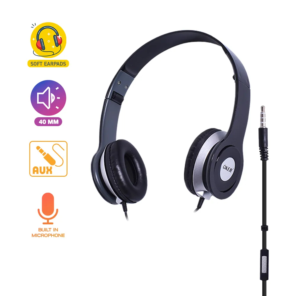 Oker ชุดหูฟังสายเสียบ 3.5 มม รุ่น SM-350