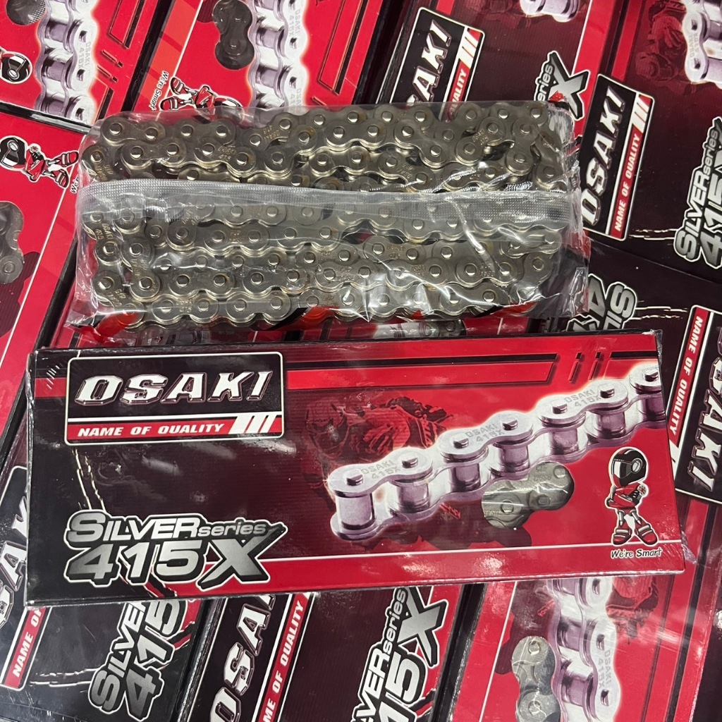 โซ่เลส OSAKI  415 ยาว 106ข้อ 108ข้อ 132ข้อ เลือกความยาวได้