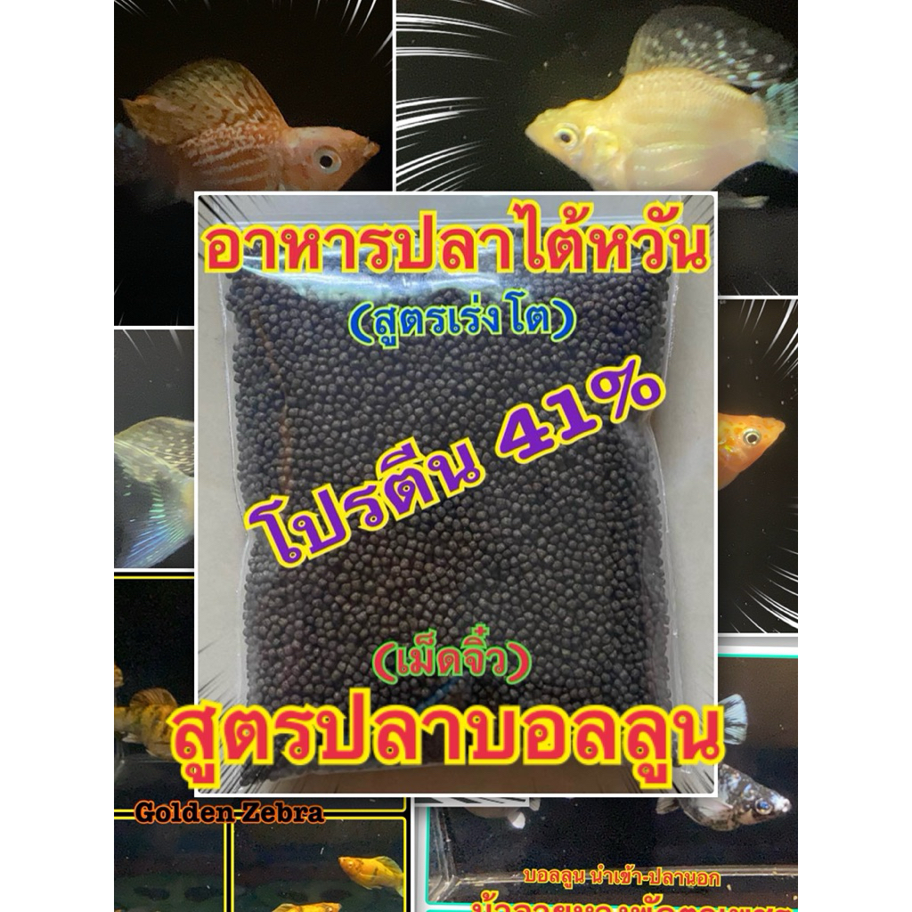 อาหารปลาไต้หวัน สูตรบอลลูนหๅงพัด (ไม่มีคลิปขณะแกะพัสดุไม่รับเคลมทุกกรณี)