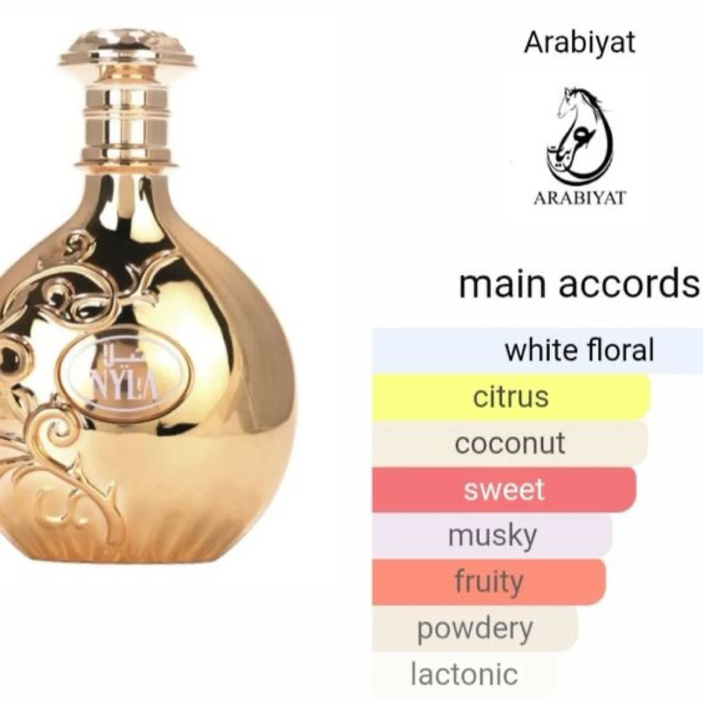 💕แบ่งขายน้ำหอมแท้ไม่ผสมแอล์กอฮอร์ 💯 Nyla Arabiyat | กลิ่นสาวหวาน หรูหรา