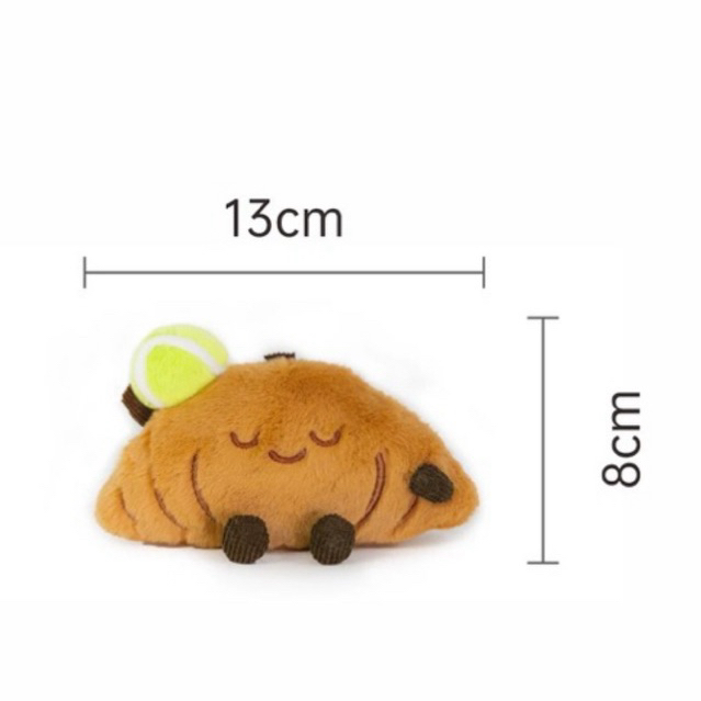 [พร้อมส่ง] Gusto Croissant on court bag charm ราคา ถูกที่สุด ดีลบีเคเค แกลเลอรีภาพที่ 6
